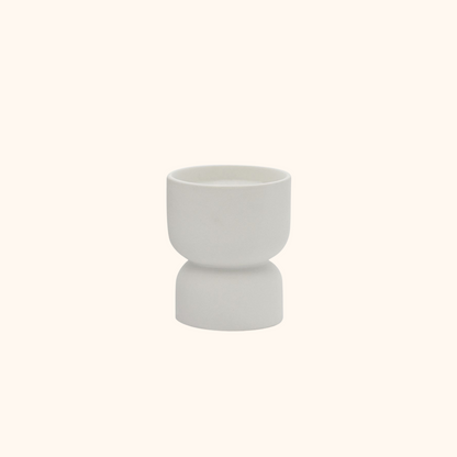 Form 6 oz. Ceramic Hourglass Candle