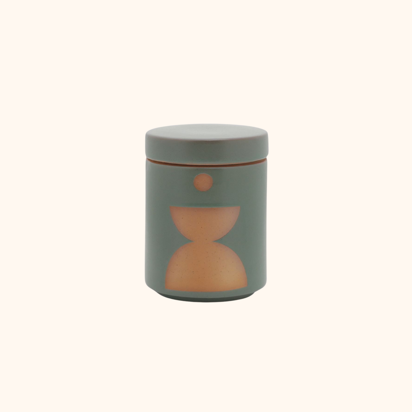 Form 12 oz. Ceramic Candle with Lid
