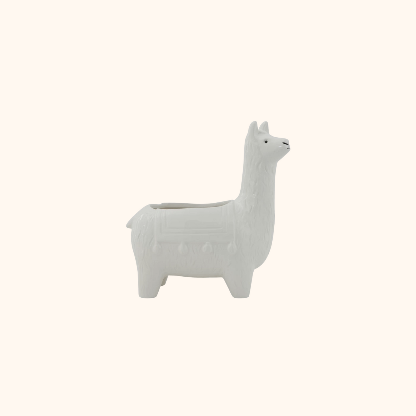 Ceramic Llama Planter