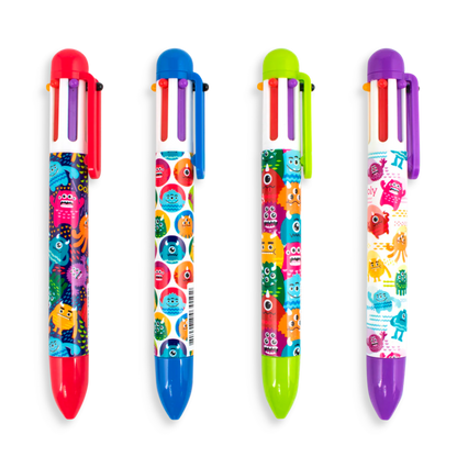 Monster 6 Click Multi Color Pens