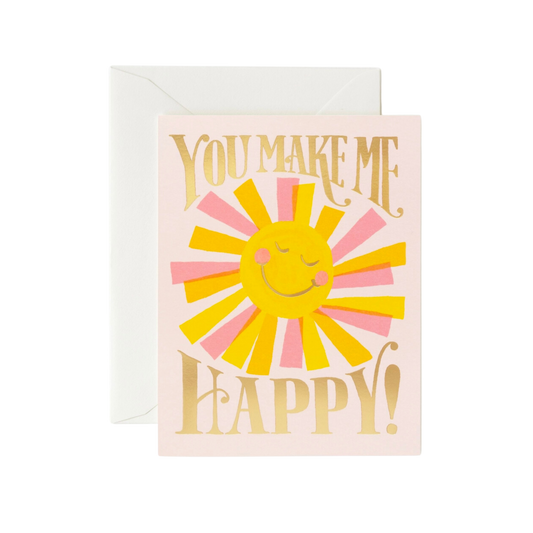 You Make Me Happy Card
