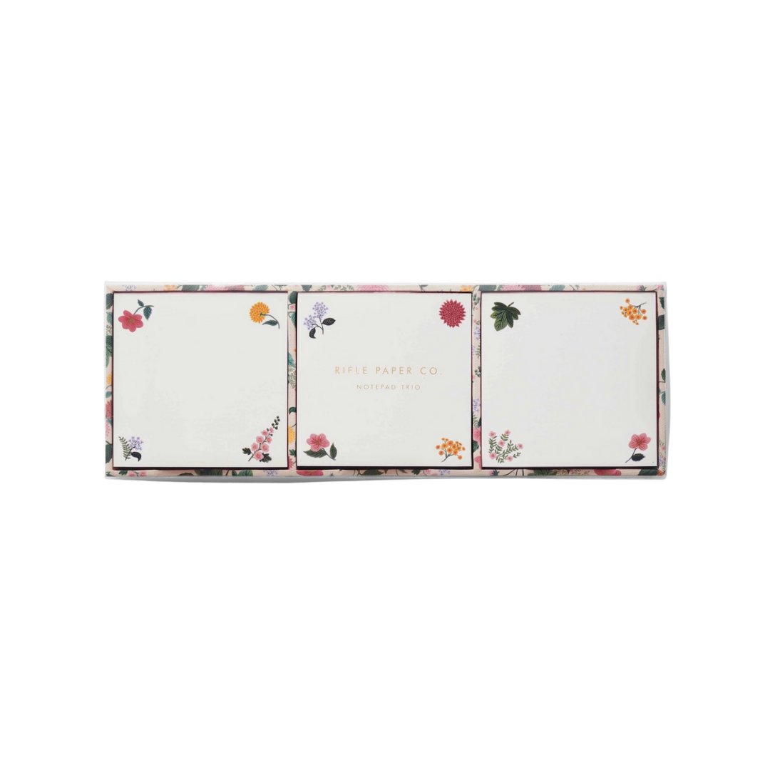 Dahlia Notepad Trio