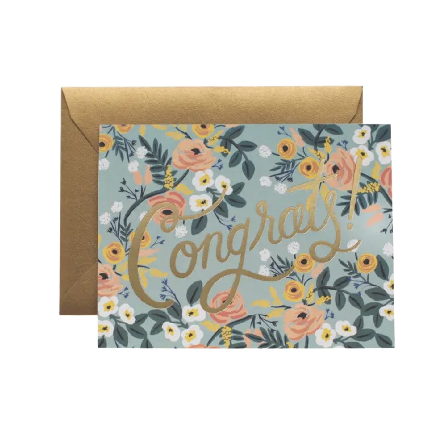 Blue Meadow Congrats Card