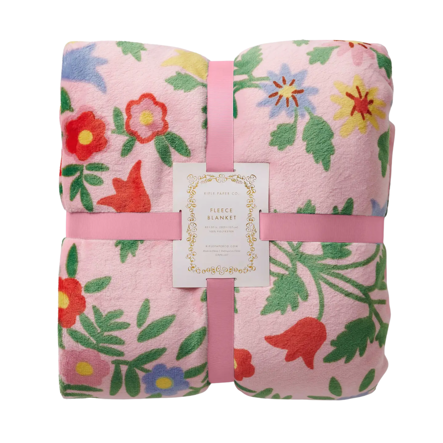 Rosette Fleece Blanket