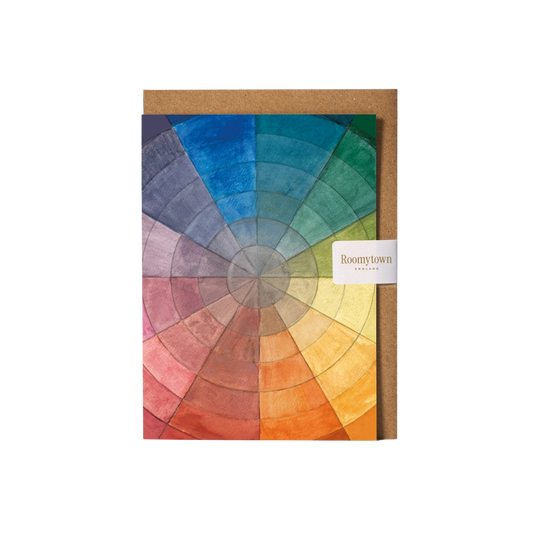 Greetings Card - Otto Runge Colour Wheel