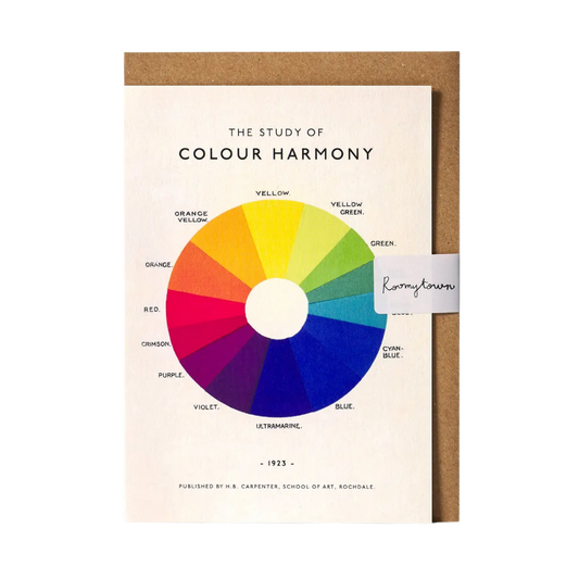 Greetings Card - the Study of Colour Harmony
