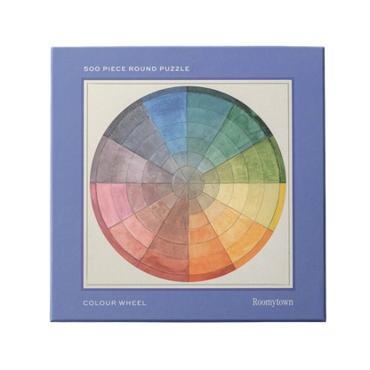 500-Piece Round Jigsaw Puzzle - Colour Wheel