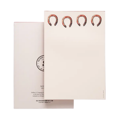 Horseshoes notepad