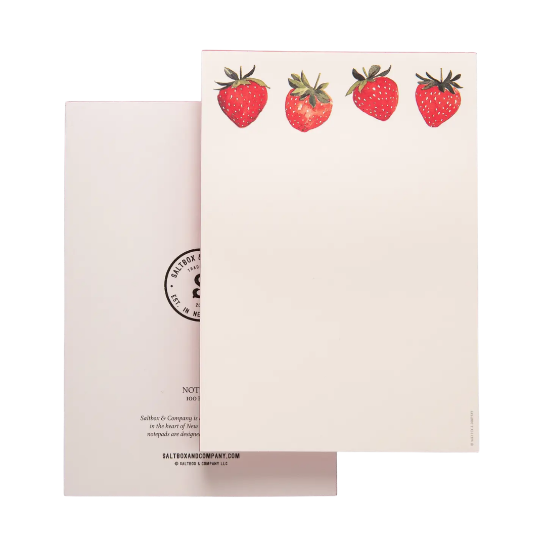 Strawberries - Notepad