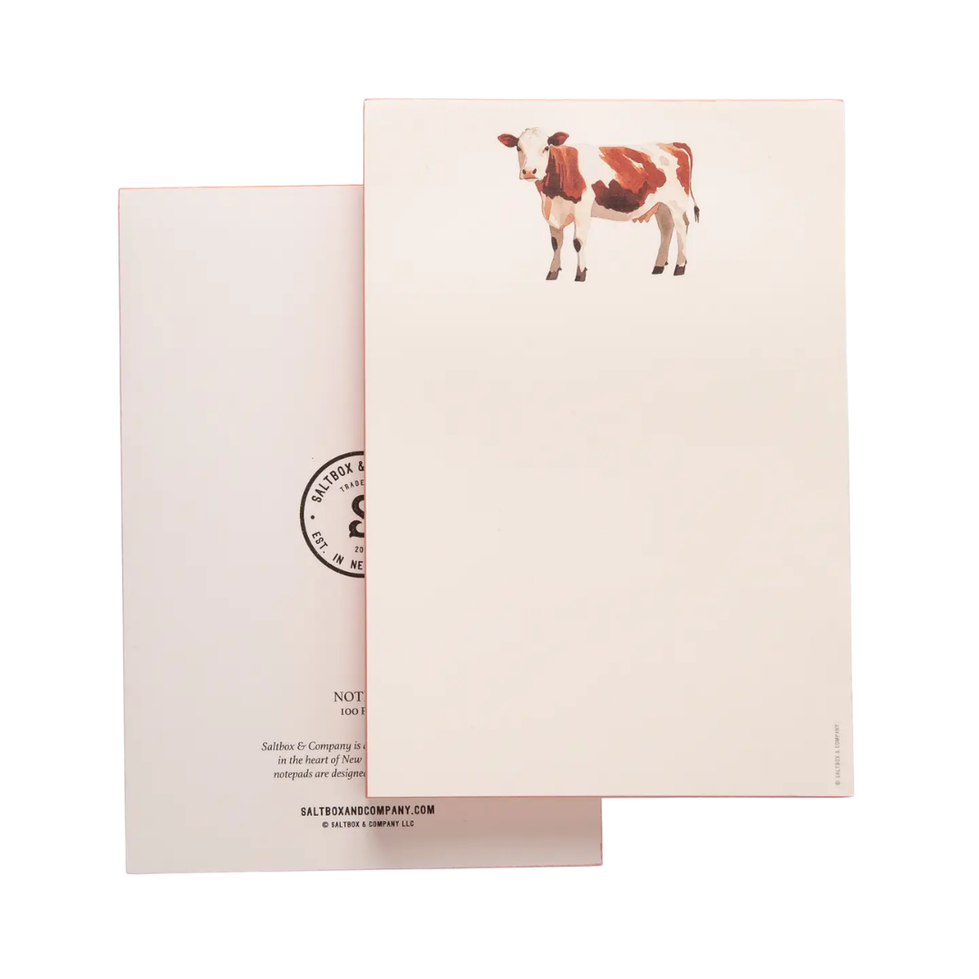Buttercup the Cow notepad