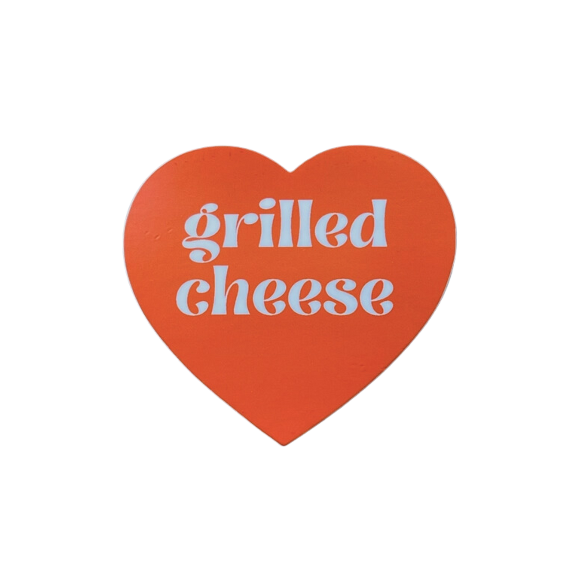 Grilled Cheese Heart Sticker – Daydream Art Supply