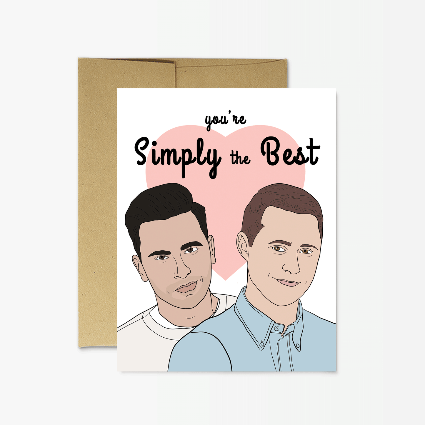 Simply The Best Greeting Card