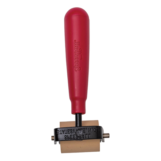 Soft Rubber Brayer Heavy Duty Steel Frame 1-1/2 inch