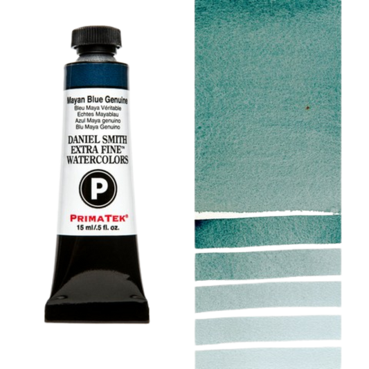 Primatek Mayan Blue Genuine Daniel Smith Extra Fine Watercolor Tube 15ml