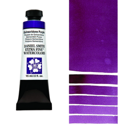 Quinacridone Purple Daniel Smith Extra Fine Watercolor Tube 15ml