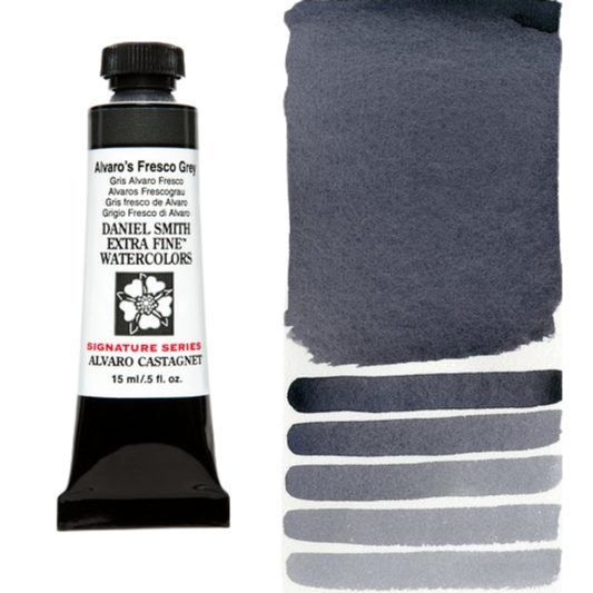 Alvaros Fresco Grey Daniel Smith Extra Fine Watercolor Tube 15ml