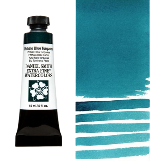 Phthalo Blue Turquoise Daniel Smith Extra Fine Watercolor Tube 15ml
