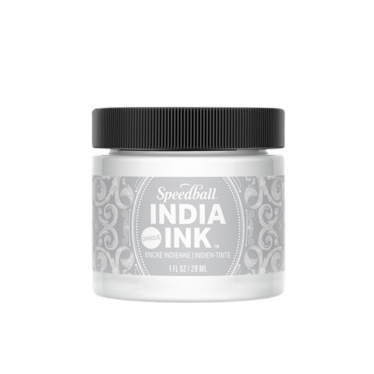 Speedball India Ink 1oz Satin White