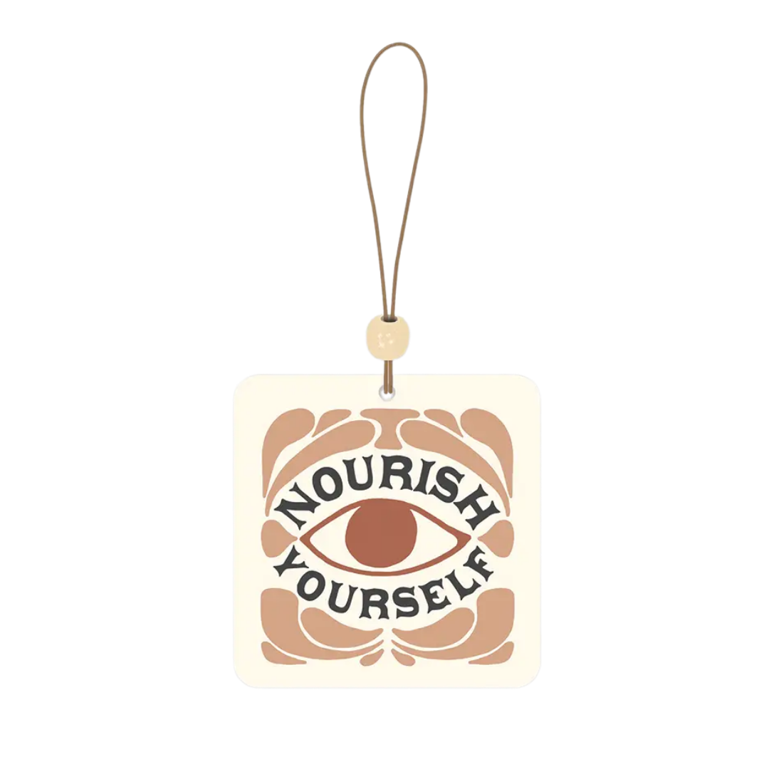"Nourish Yourself" Car Air Freshener