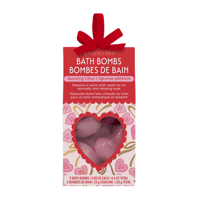 Sweet Candy Hearts Bath Bombs