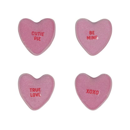 Sweet Candy Hearts Bath Bombs
