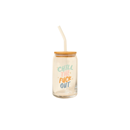 Can Glass w/ Lid
