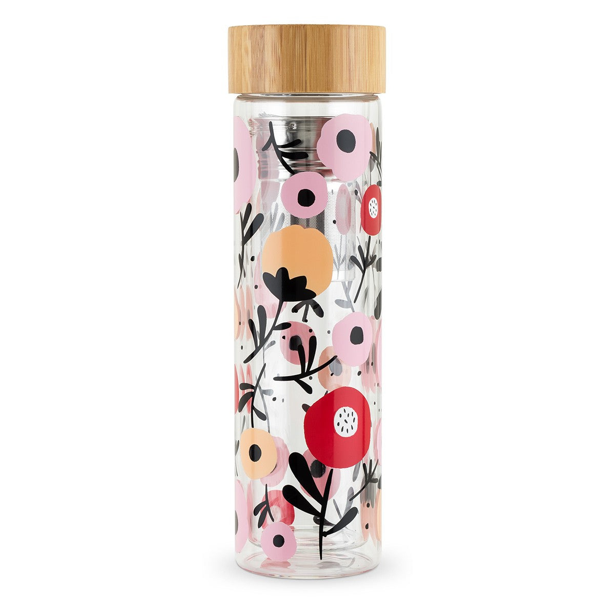 Blair Floral Posy Glass Infuser Travel Mug