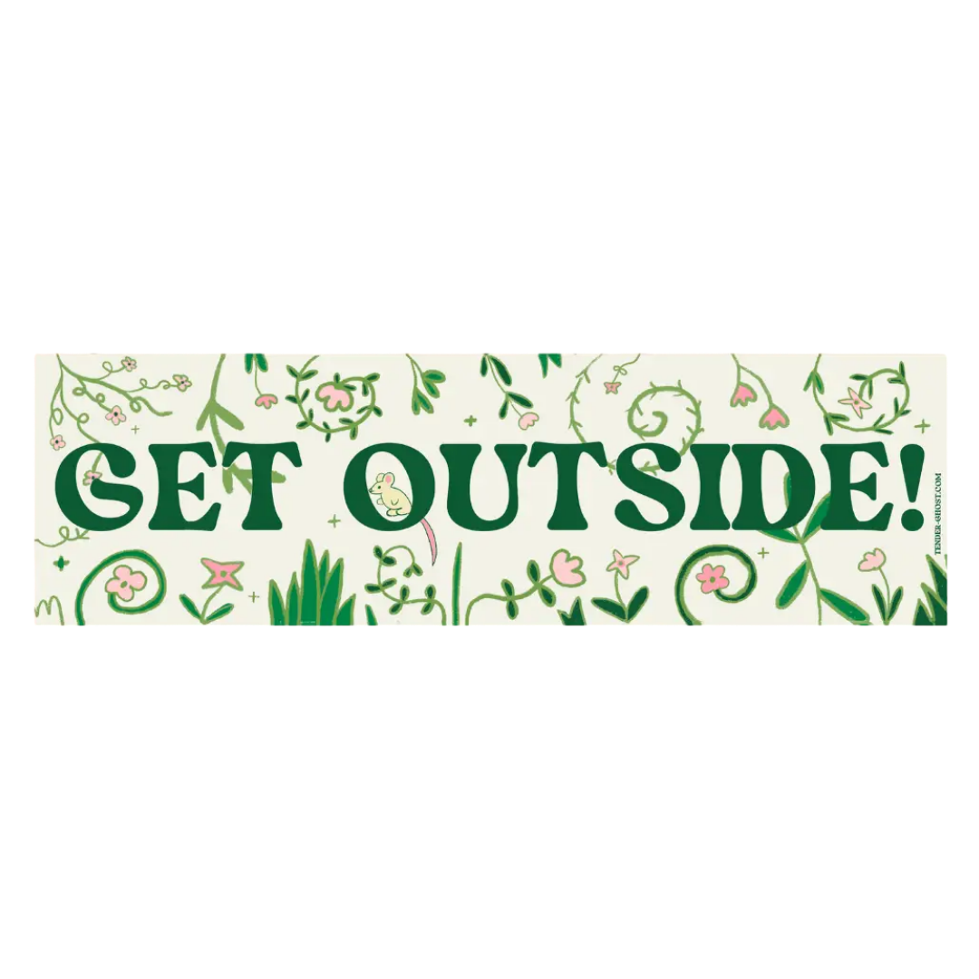 Get Outside Bumper Sticker