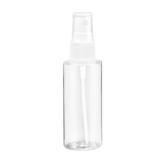Clear Cylinder Spray Bottle - 2 oz