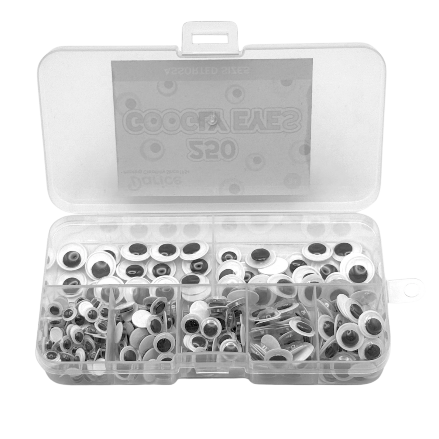 250 Piece Assorted Googly Eyes