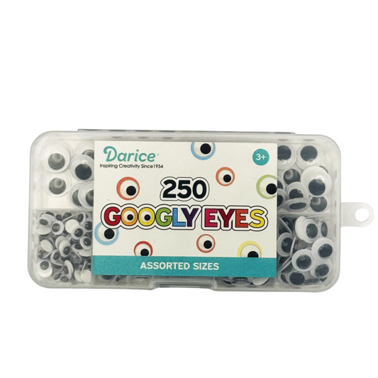 250 Piece Assorted Googly Eyes
