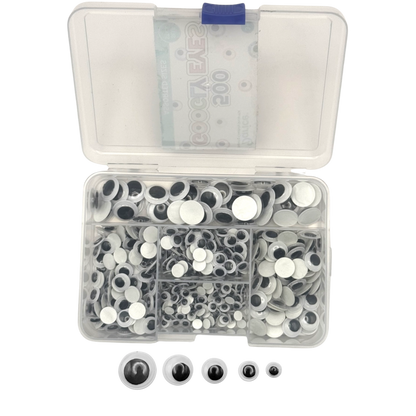 500 Piece Assorted Googly Eyes