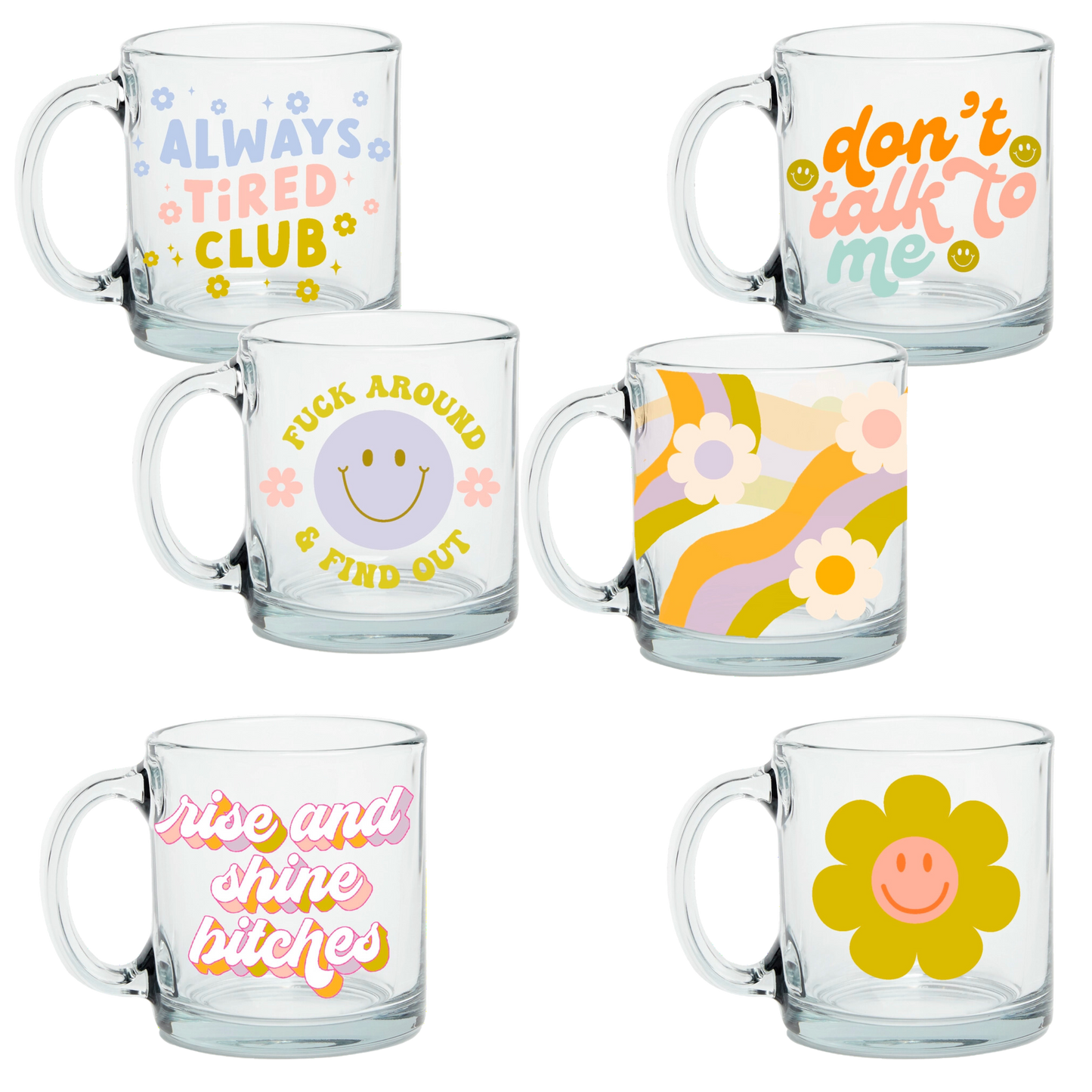 Clear Glass Mugs