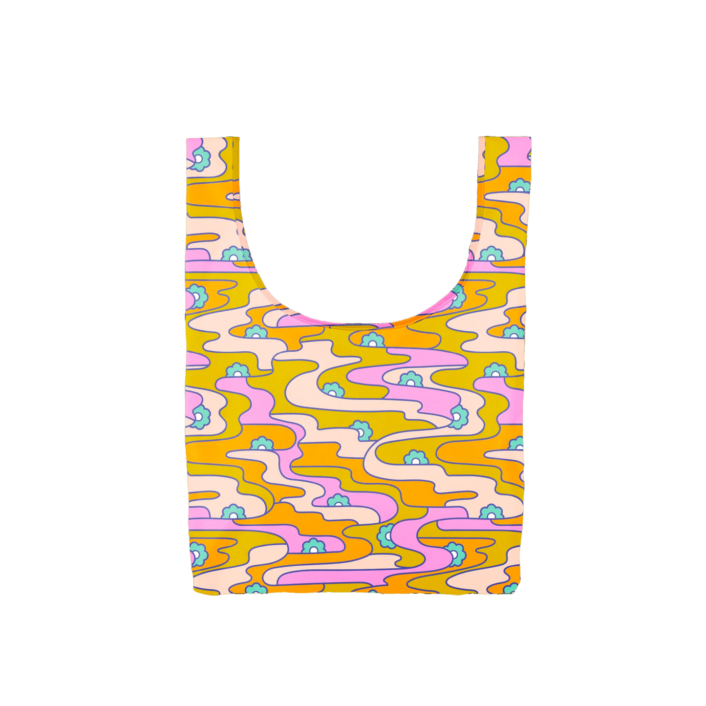 Delightful Twist & Shouts Psych Flower Tote