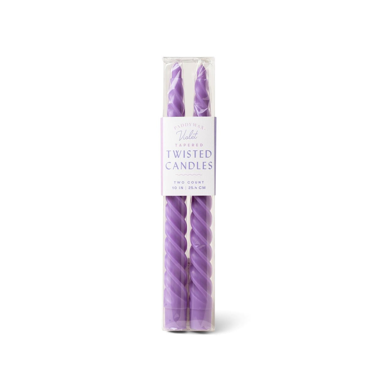 Twisted Taper Candles, 2 Per Pack