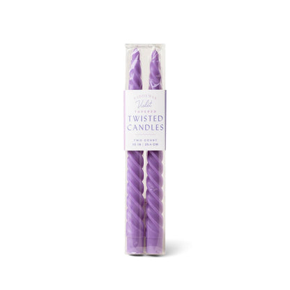 Twisted Taper Candles, 2 Per Pack
