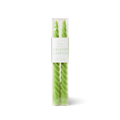 Twisted Taper Candles, 2 Per Pack