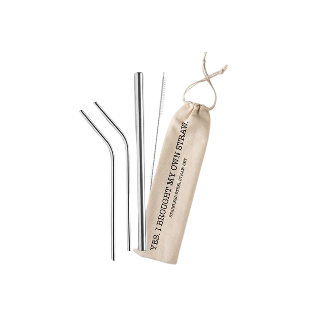 Stainless Steel Straw Set
