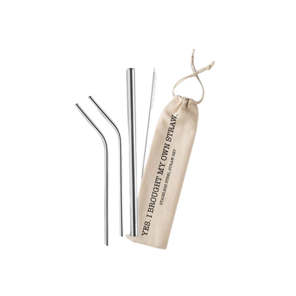 Stainless Steel Straw Set