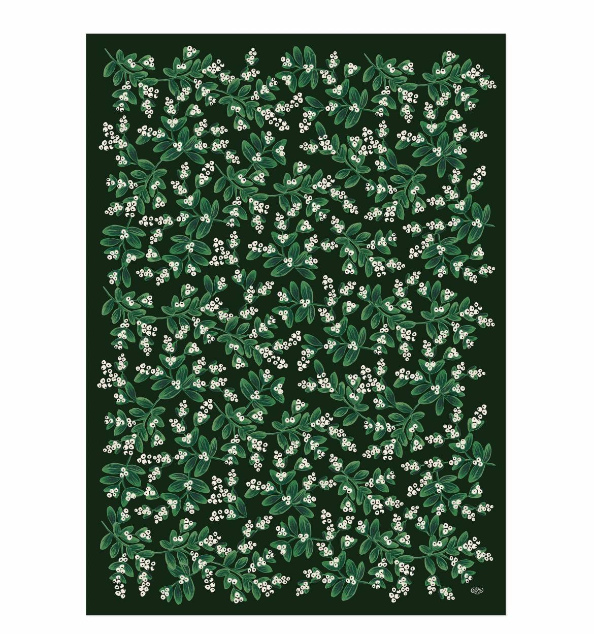 Evergreen Mistletoe Wrapping Sheets