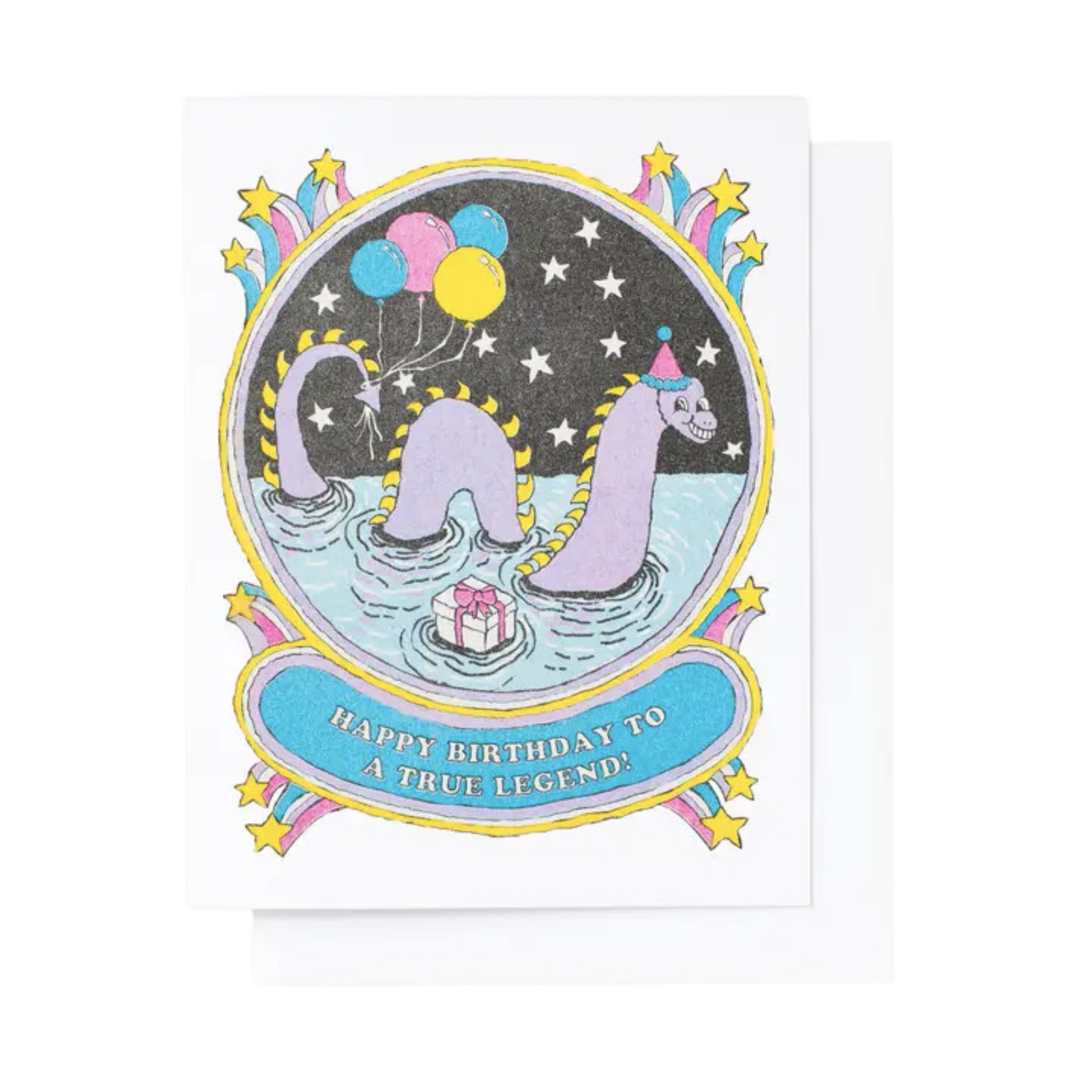 Happy Bday To A True Legend Risograph Card