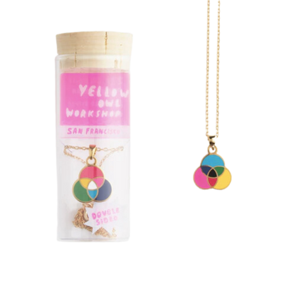 RGB CMYK Color Wheel - Double Sided Pendant